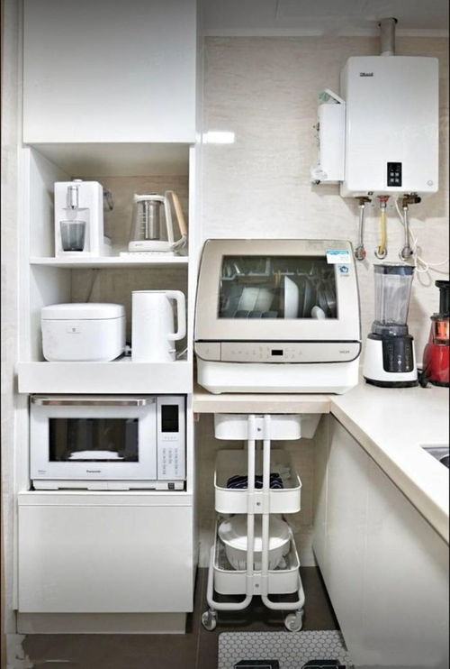 我家3㎡小厨房，紧凑却不拥挤，能装下所有厨房电器，邻居超羡慕